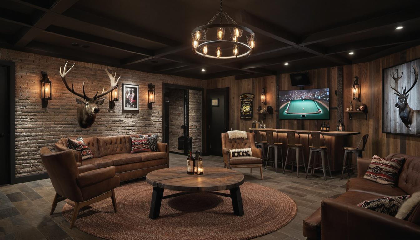 Learn how to design the perfect man cave with attention to wall art, furniture, lighting, and personal touches that reflect your style and preferences.