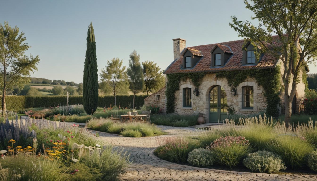 Learn how to elevate your country home's aesthetic appeal with thoughtful landscape planning. Explore ideas like stone edging, faux stone borders, and personalized French country landscape designs.