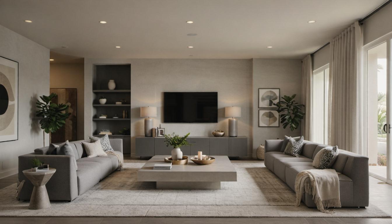 Master the art of gray color schemes in modern living rooms to enhance elegance and versatility. Learn about its pairing with other hues, and how undertones make a difference in design.