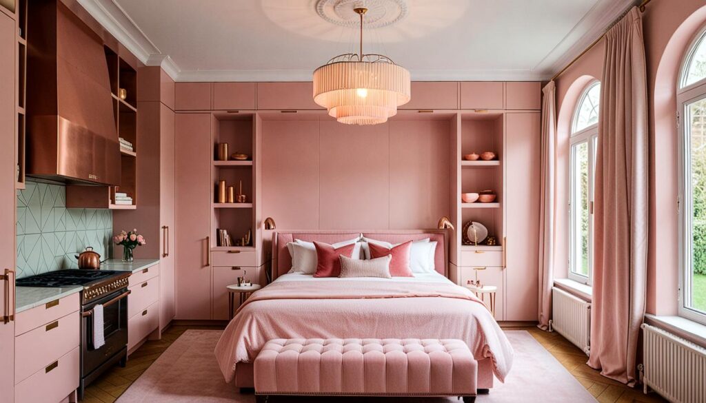 Discover the versatility of pink in home décor, from picking the right shade for your bedroom to integrating it into kitchen design, with the aid of mood boards and other helpful tips.